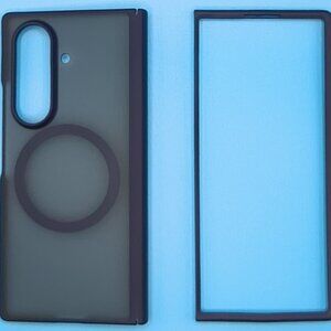 Samsung Galaxy Z Fold 7 Translucent Slim Case Magnetic Shockproof-Blue-Sold